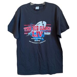 Super Bowl LIV 54 T Shirt Mens Large L Black 49ers Chiefs Football Fanatics NFL